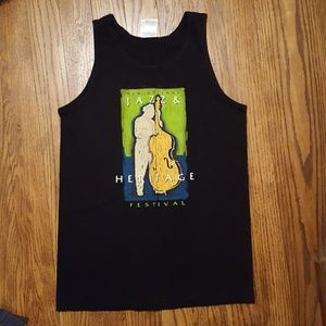 Tank top black w jazz n heritage festival